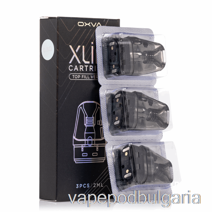 Vape 10000 Дръпки Oxva Xlim Top-fill Replacement Pods 0.8ohm Pods